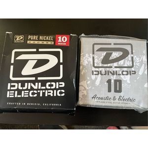Electric Guitar Strings- Jim Dunlop Pure Nickel- 10-46 Medium NEW